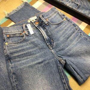 MADEWELL Women's Cropped Blue Jeans 👖